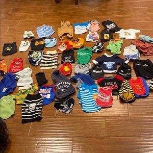 A “lot” of dog clothes.  Selling altogether